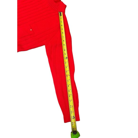 Vintage Original Jane Hunter Cable Rib Mock Neck Sweater Size Medium - Picture 5 of 9